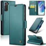 CaseMe Samsung Galaxy S21 FE Etui 023-serien Grøn
