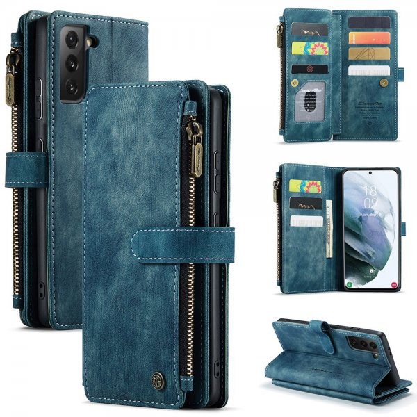 CaseMe Samsung Galaxy S21 FE Etui C30 Series Petroleum