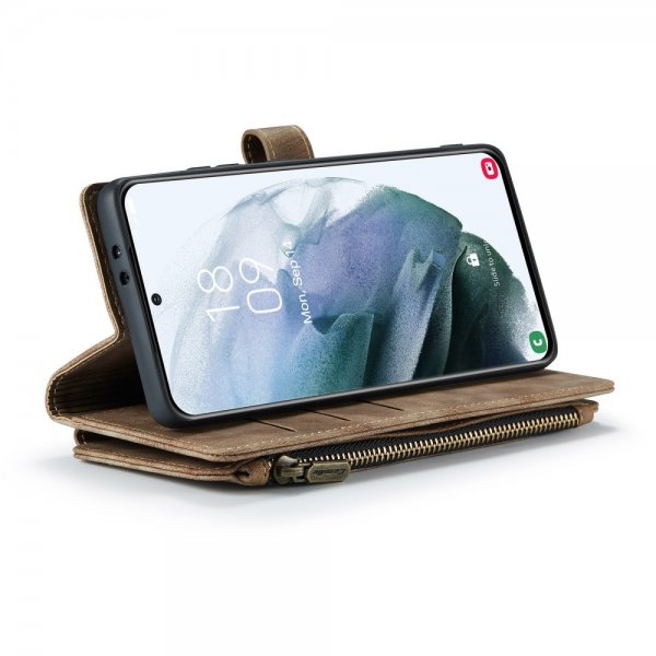 CaseMe Samsung Galaxy S21 FE Etui C30 Series Brun