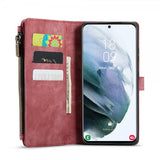 CaseMe Samsung Galaxy S21 FE Etui C30 Serie Rød