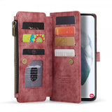 CaseMe Samsung Galaxy S21 FE Etui C30 Serie Rød