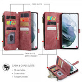 CaseMe Samsung Galaxy S21 FE Etui C30 Serie Rød