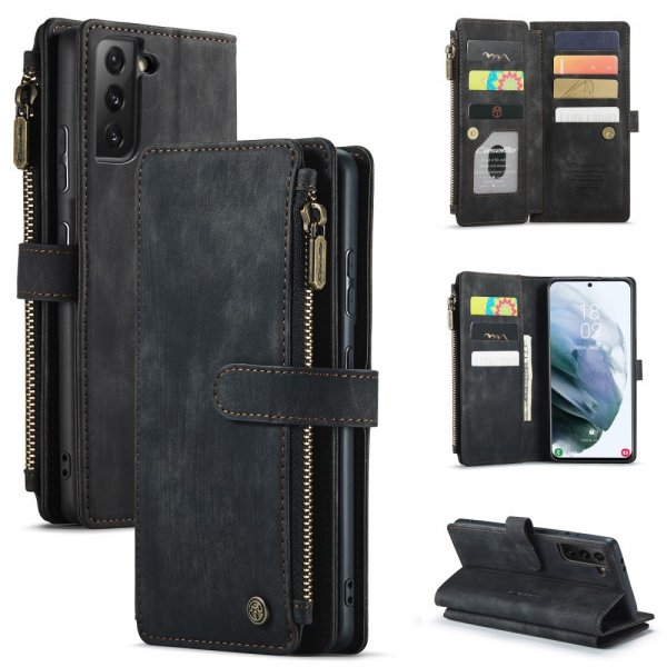 CaseMe Samsung Galaxy S21 FE Etui C30 Series Sort