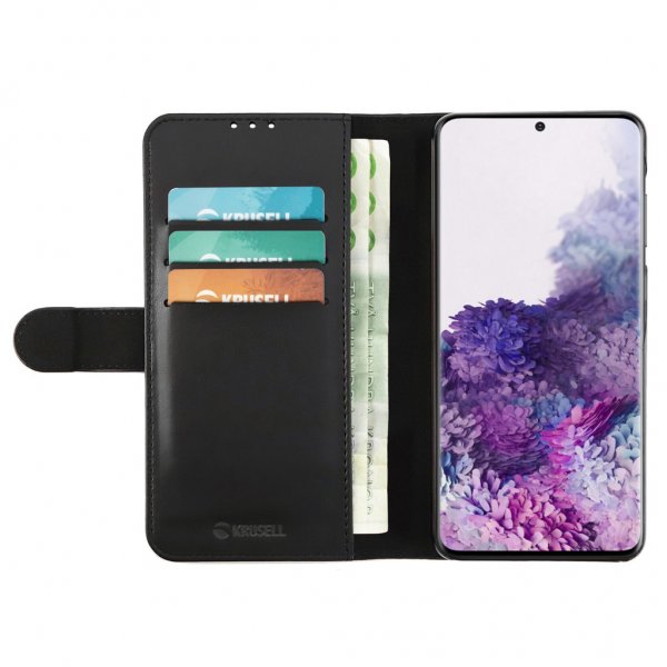 Krusell Samsung Galaxy S21 FE Etui PhoneWallet Sort