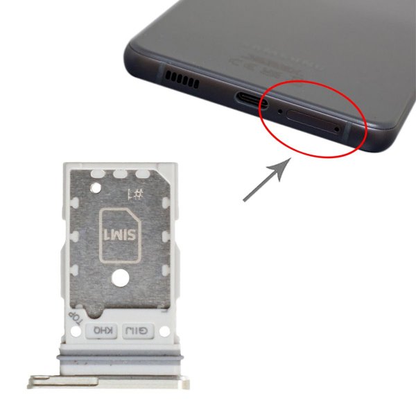 Samsung Galaxy S21 FE SIM-kortholder - Hvid