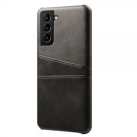 Samsung Galaxy S21 FE Cover med to Kortlommer Sort