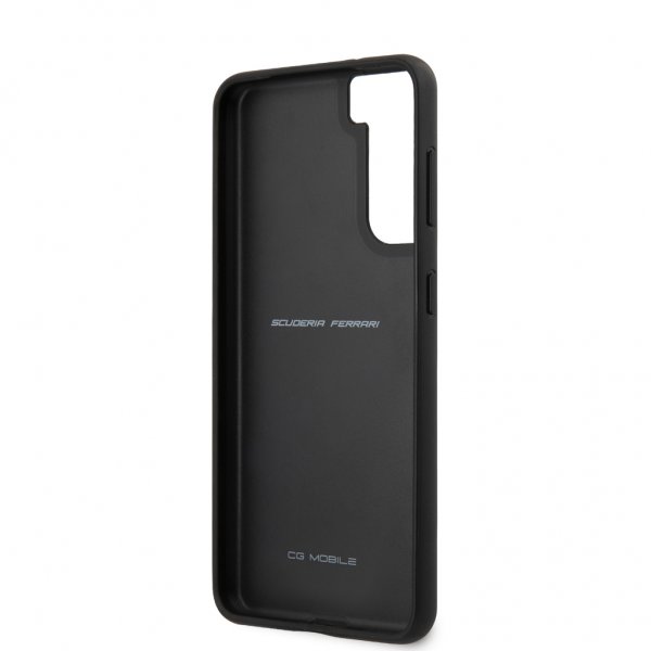 Ferrari Samsung Galaxy S21 Cover Logo Perforeret Sort