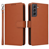 Betopnice Samsung Galaxy S21 Cover med Aftageligt Cover 005 Brun