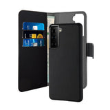 Puro Samsung Galaxy S21 Plus Cover Wallet Detachable 2-i-1 Sort