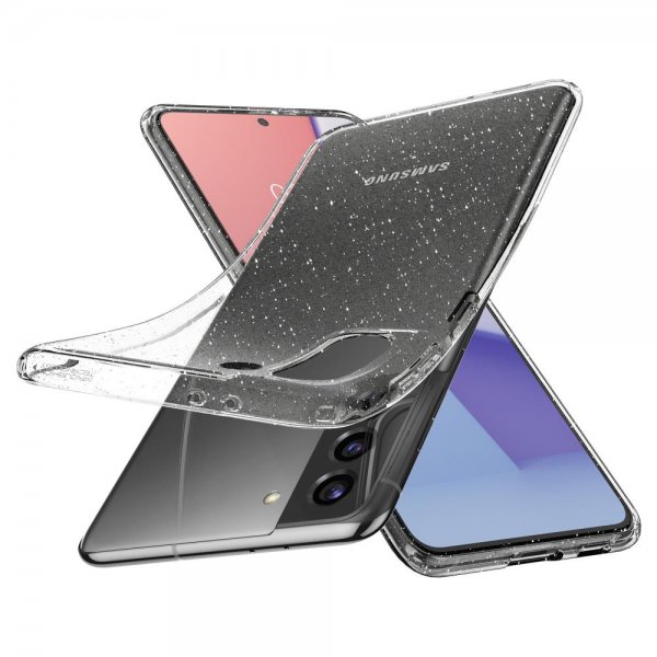 Spigen Samsung Galaxy S21 Plus Cover Liquid Crystal Glitter Crystal Quartz