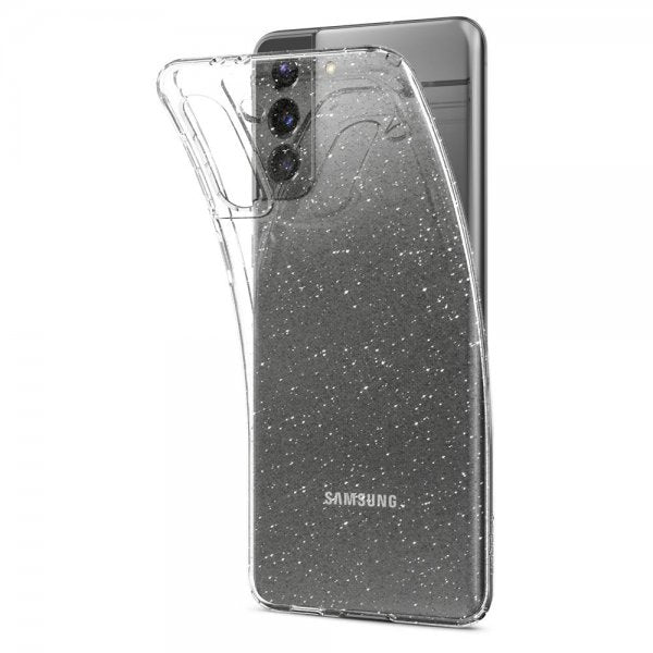 Spigen Samsung Galaxy S21 Plus Cover Liquid Crystal Glitter Crystal Quartz