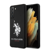 U.S. Polo Samsung Galaxy S21 Plus Cover Silikone Logo Sort