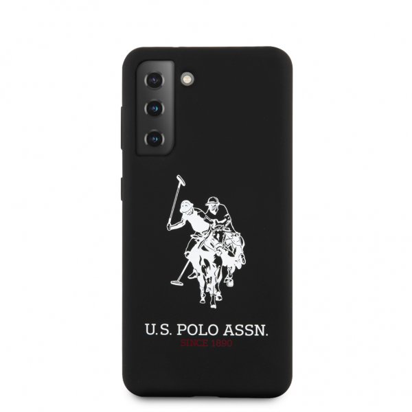 U.S. Polo Samsung Galaxy S21 Plus Cover Silikone Logo Sort