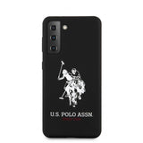 U.S. Polo Samsung Galaxy S21 Plus Cover Silikone Logo Sort