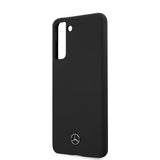 Mercedes Benz Samsung Galaxy S21 Plus Cover med Logo Sort