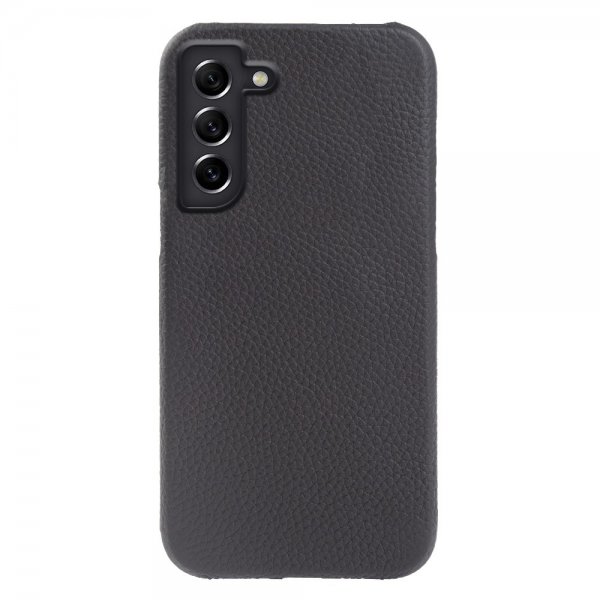 Samsung Galaxy S21 Cover Ægte Læder MagSafe Sort