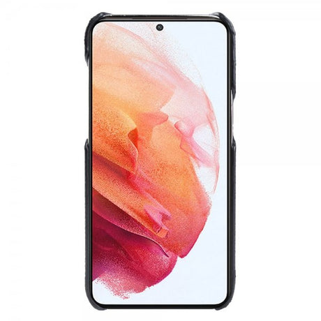 Samsung Galaxy S21 Cover Ægte Læder MagSafe Sort