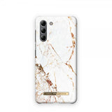 Ideal of Sweden Samsung Galaxy S21 Cover Fashion Case Carrara Gold