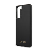 Guess Samsung Galaxy S21 Cover Lædertekstur Sort