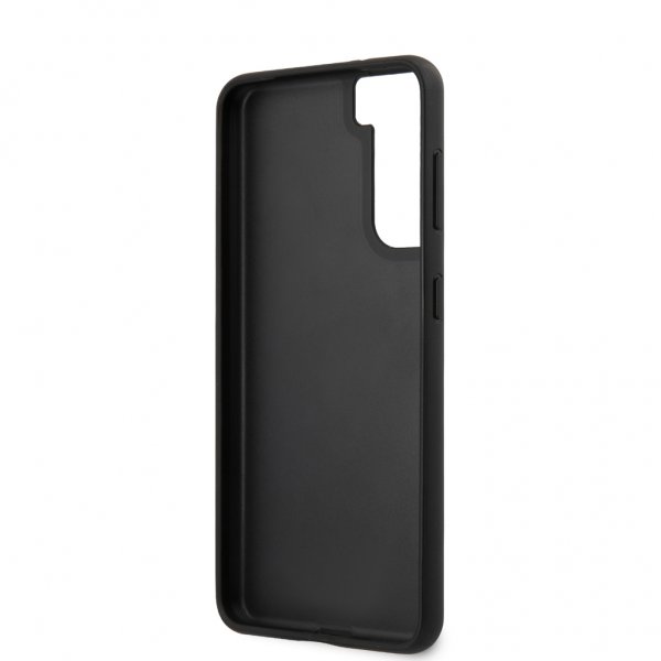 Guess Samsung Galaxy S21 Cover Lædertekstur Sort