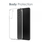 Northjo Samsung Galaxy S21 Cover med Skærmbeskyttelse og Kamerabeskyttelse 3-i-1