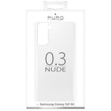 Puro Samsung Galaxy S21 Cover Nude Transparent