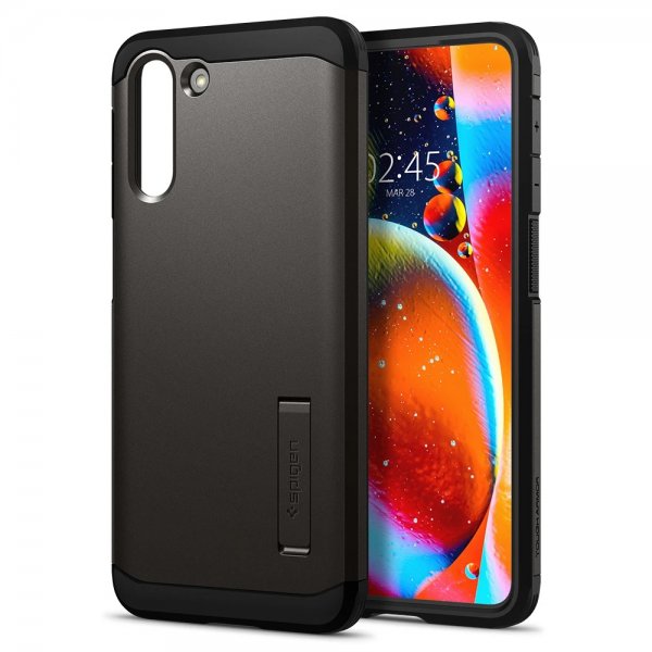 Spigen Samsung Galaxy S21 Cover Tough Armor Gunmetal