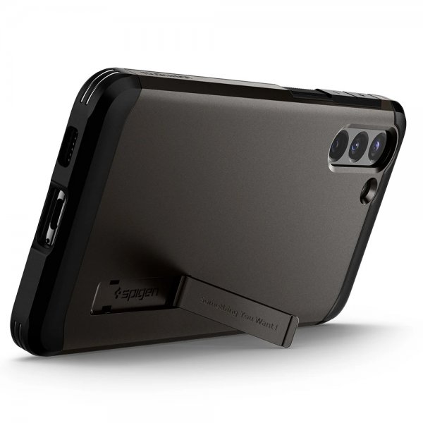 Spigen Samsung Galaxy S21 Cover Tough Armor Gunmetal