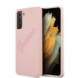 Guess Samsung Galaxy S21 Cover Vintage Logo Rosa