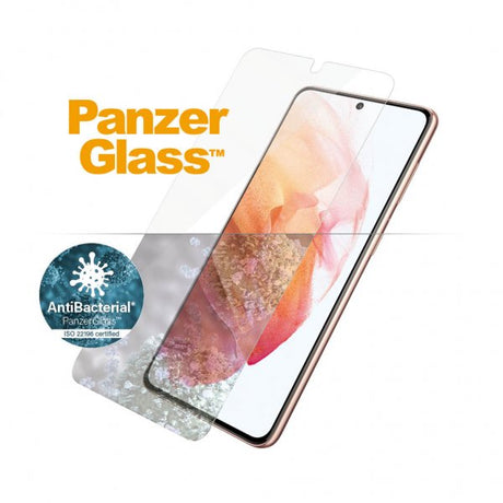 PanzerGlass Samsung Galaxy S21 Skærmbeskyttelse CaseFriendly Ultrasonic Fingerprint Full Glue