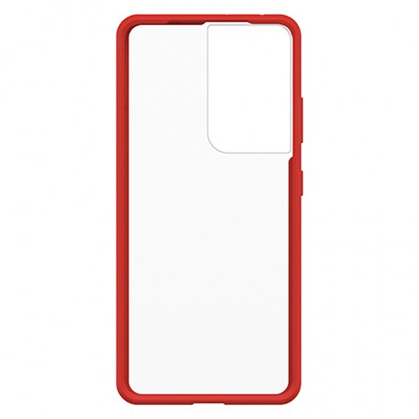 Otterbox Samsung Galaxy S21 Ultra Skal React Rød