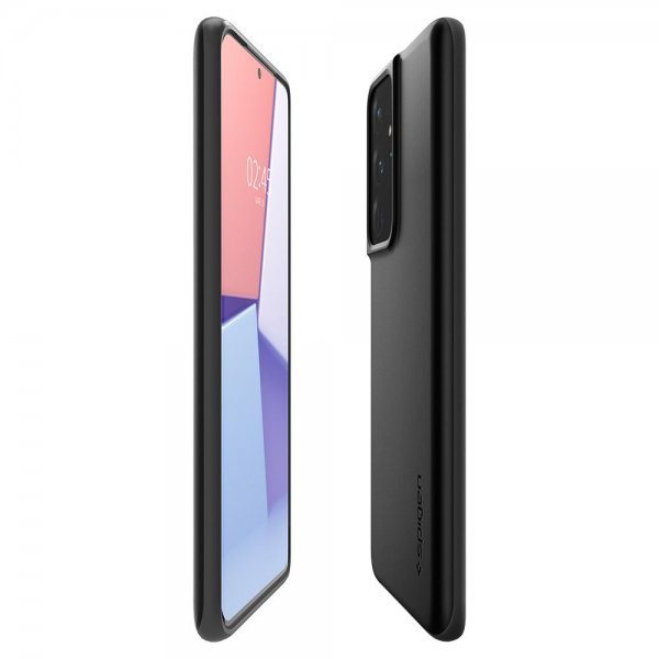 Spigen Samsung Galaxy S21 Ultra Cover Thin Fit Sort