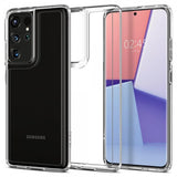 Spigen Samsung Galaxy S21 Ultra Cover Ultra Hybrid Crystal Clear