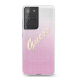 Guess Samsung Galaxy S21 Ultra Cover Vintage Rosa