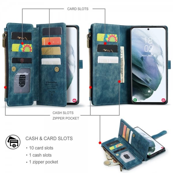 CaseMe Samsung Galaxy S22 Cover C30 Series Petrol