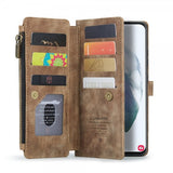 CaseMe Samsung Galaxy S22 Cover C30 Series Brun