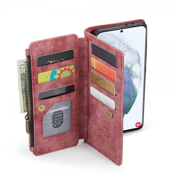 CaseMe Samsung Galaxy S22 Etui C30 Series Rød
