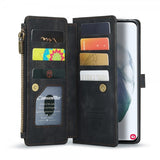 CaseMe Samsung Galaxy S22 Etui C30 Series Sort