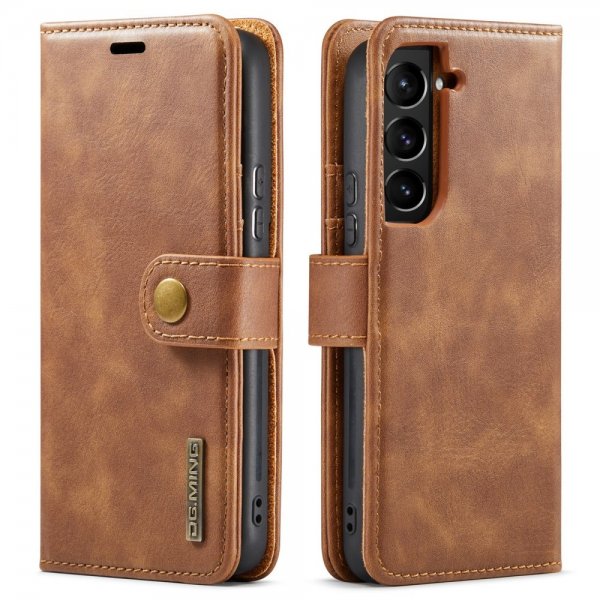 Dg.Ming Samsung Galaxy S22 Cover Aftagelig Skal Brun