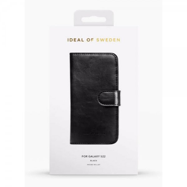 Ideal of Sweden Samsung Galaxy S22 Cover Magnet Wallet+ Sort