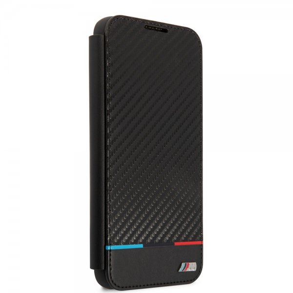 BMW Samsung Galaxy S22 Cover Trefarvet Stribe Carbon Sort