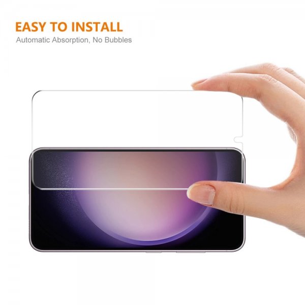 Enkay Samsung Galaxy S22/Galaxy S23 Skærmbeskytter med monteringsramme Easy Install