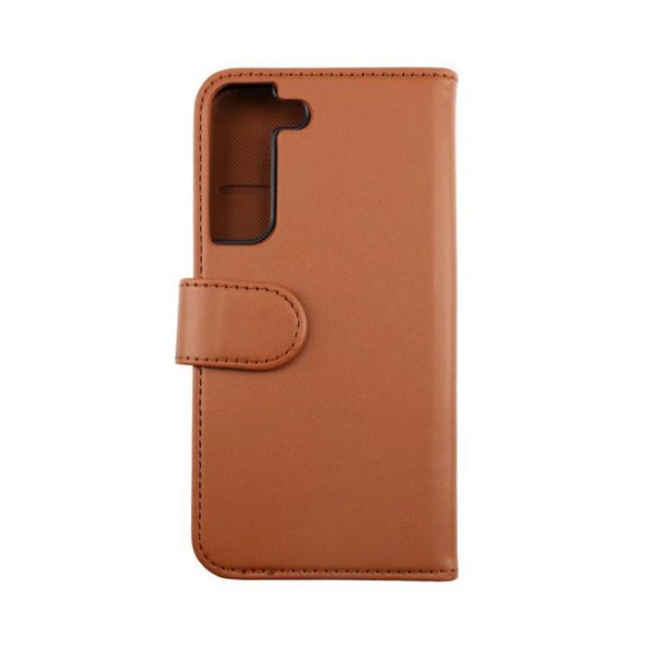 Rvelon Samsung Galaxy S22 Cover Magnetisk Aftageligt Etui Brun