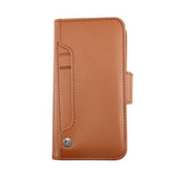 Rvelon Samsung Galaxy S22 Etui Udklappeligt Kortrum Brun