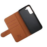 Rvelon Samsung Galaxy S22 Plus Cover Magnetisk Aftageligt Etui Brun