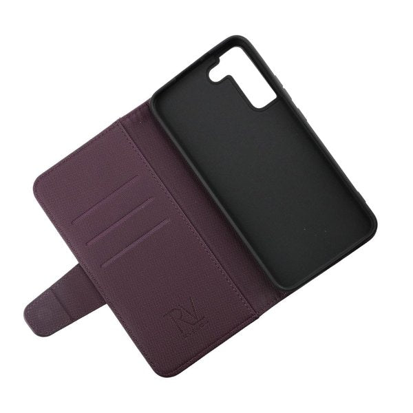 Rvelon Samsung Galaxy S22 Plus Cover Udklappeligt Kortrum Lilla