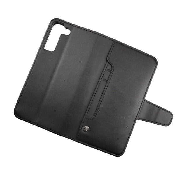 Rvelon Samsung Galaxy S22 Plus Flip Cover Kortlomme Sort