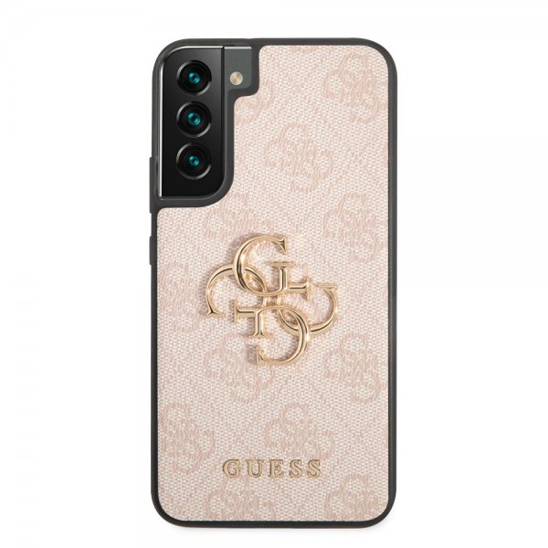 Guess Samsung Galaxy S22 Plus Cover 4G Logo Rosa