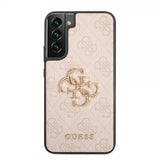 Guess Samsung Galaxy S22 Plus Cover 4G Logo Rosa