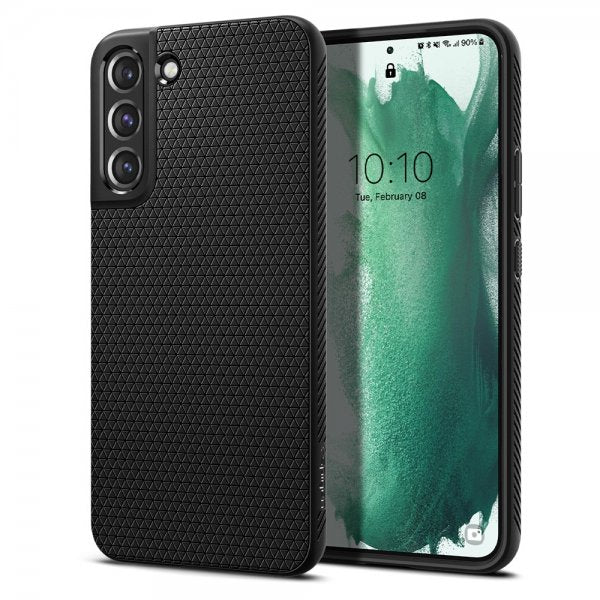 Spigen Samsung Galaxy S22 Plus Cover Liquid Air Matte Black